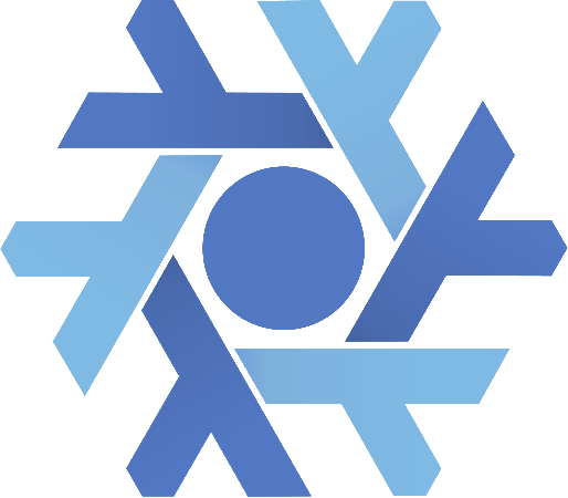 nix logo with dot in the center